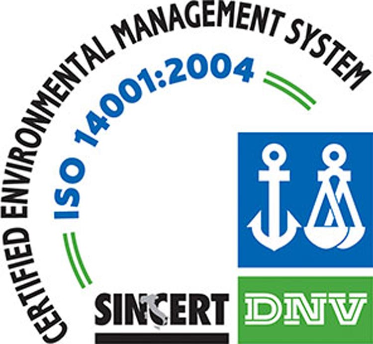 Certifiering Certified Environmental Management System ISO 14001:2004