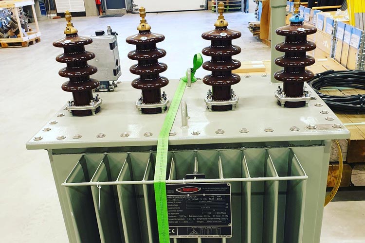 Shuntreaktor 22 kV, 195 kVAr förberedd för leverans